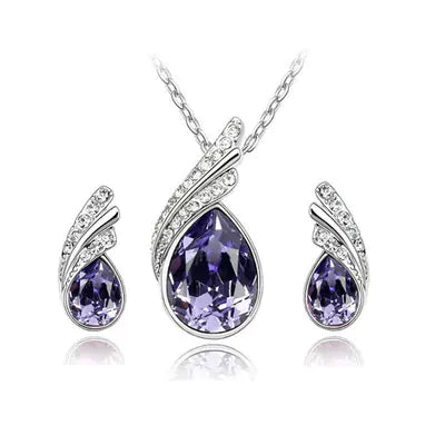 Glamour Crystal Jewelry Combo