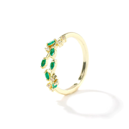 GlimmerStack Gold Rings for Women 14k